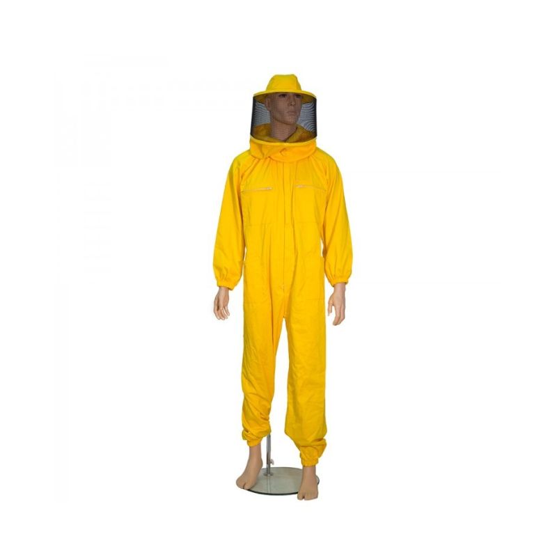 Tuta compatta da apicoltore con maschera rotonda Tuta compatta da apicoltore con maschera rotonda