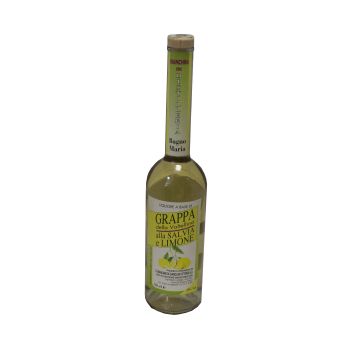 Grappa della valtellina with sage and lemon