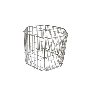 Stainless steel basket for langstroth tangential honey extractor for 6 honeycombs
