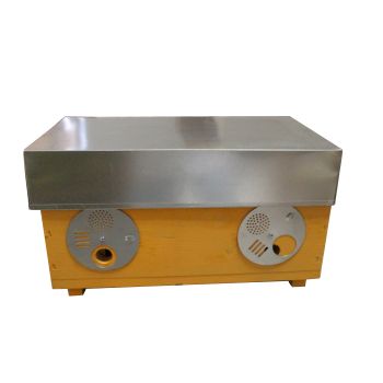 Ableger für die befruchtung der königin 3 kammern mit halben wabenrahmen, mit 4-positionen-scheibe