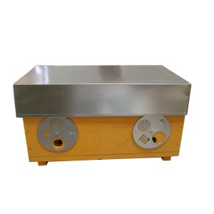 Arnietta fecondazione regina 3 camere con telaini mezzo melario, con disco 4 posizioni