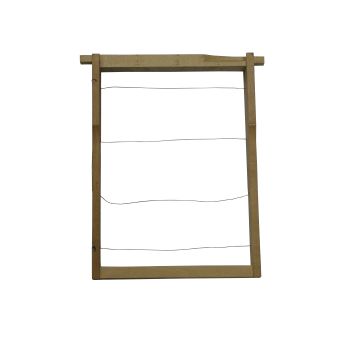 Dadant-Blatt-Hoffman-Zinkenrahmen, selbstabstandhaltend, 1/3 Brutraum