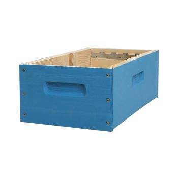Honey super for 7-frame beehive made of painted wood