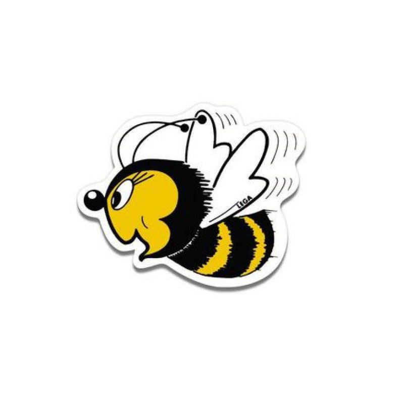 Selbstklebeetikett 'happy bee' 15x19 cm