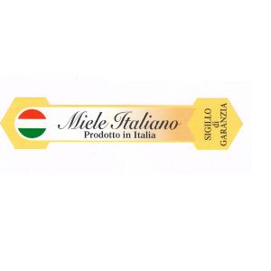 Garantiesiegel kleines etikett 'italienischer honig' - 100 stück.