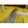 Air-ventilated mesh jacket with astronaut mask with 2 layers of yellow mesh
