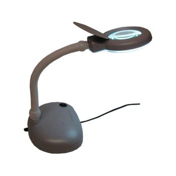 TABLE LAMP WITH MAGNIFYING GLASS TO FACILITATE TRANSLARSION