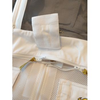 Camiciotto mesh air ventilato con maschera  astronauta con 2 strati di maglia a rete bianco
