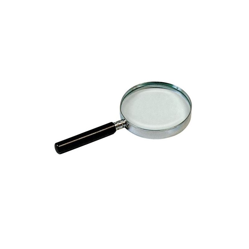 Loupe diamètre 10 cm, 2 grossissements Loupe diamètre 10 cm, 2 grossissements