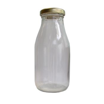 Bottiglia in vetro latte  500 ml con capsula twist off t43