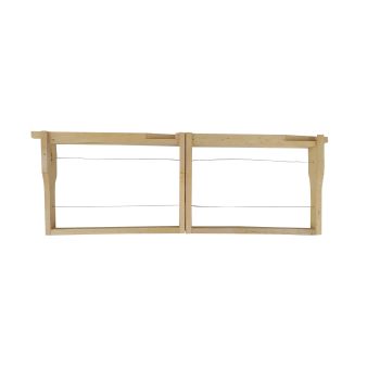 Dadant-Blatt-Hoffman-Zinkenrahmen, selbstabstandhaltend, 1/2 Honigraum