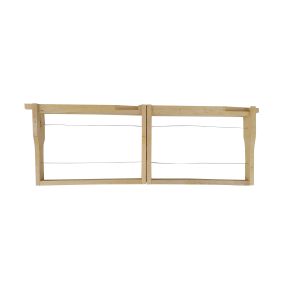 Dadant-Blatt-Hoffman-Zinkenrahmen, selbstabstandhaltend, 1/2 Honigraum