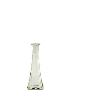 Pyramid WHITE GLASS BOTTLE 200 ml with CORK STOPPER