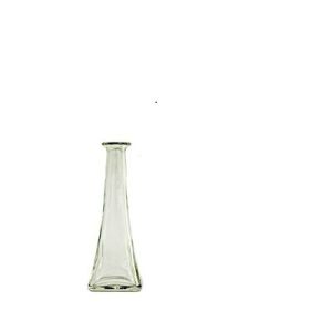 Bottiglia  in vetro bianco a piramide 200 ml con tappo in sughero
