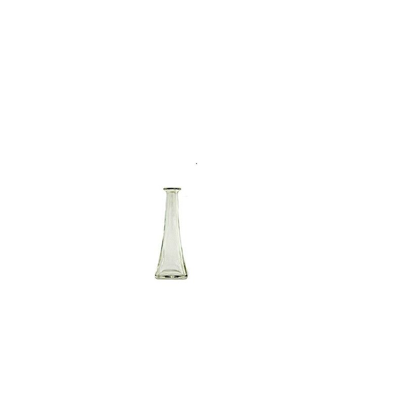 Pyramid WHITE GLASS BOTTLE 200 ml with CORK STOPPER