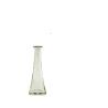 Pyramid white glass bottle 200 ml with cork stopper