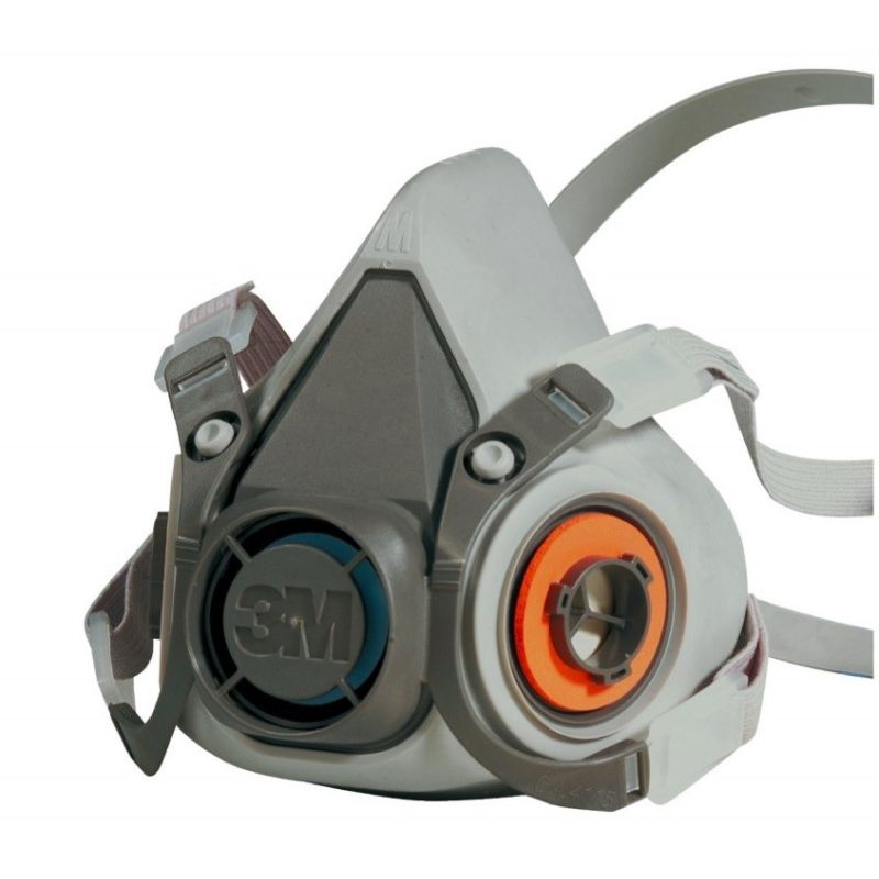 Half mask respirator for protection against organic gases and vapors (filters excluded)