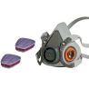 3m-halbmaske serie 6200 + paar a1-filter