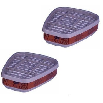 Par de filtros para semimáscaras y máscaras serie 6000/7000 3m