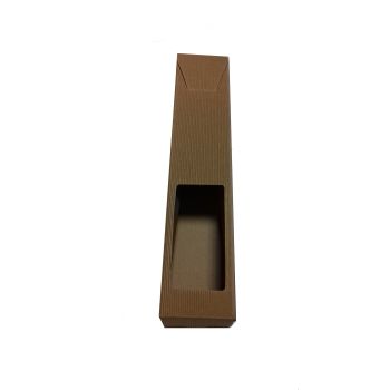 CARDBOARD CASE BOX for 1 bottle of WINE (brown)
