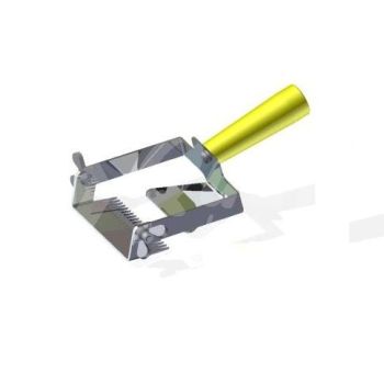 Fourchette de désoperculation rapide avec arête de coupe réglable