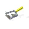 Speed uncapping fork with adjustable cutting edge