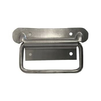 Heavy duty galvanized handle for beehives complete with plate - screws included
