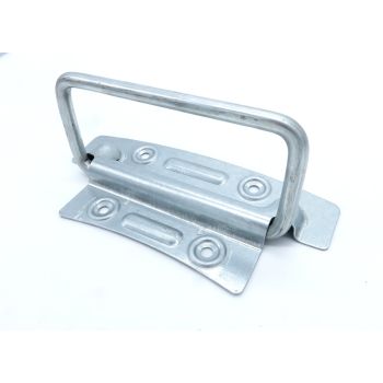 Heavy duty galvanized handle for beehives complete with plate - screws included