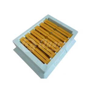 Honey super made of polystyrene for fertilization nucleus hive