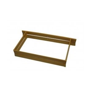 Honey super made of polystyrene for fertilization nucleus hive with frames