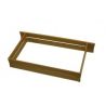 Honey super made of polystyrene for fertilization nucleus hive with frames
