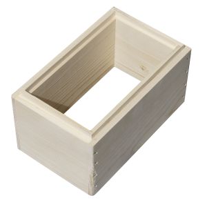 Wooden super for apidea type wooden hive