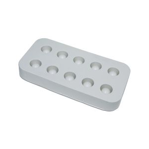 Silikonform zur herstellung von 10 wachskuppeln