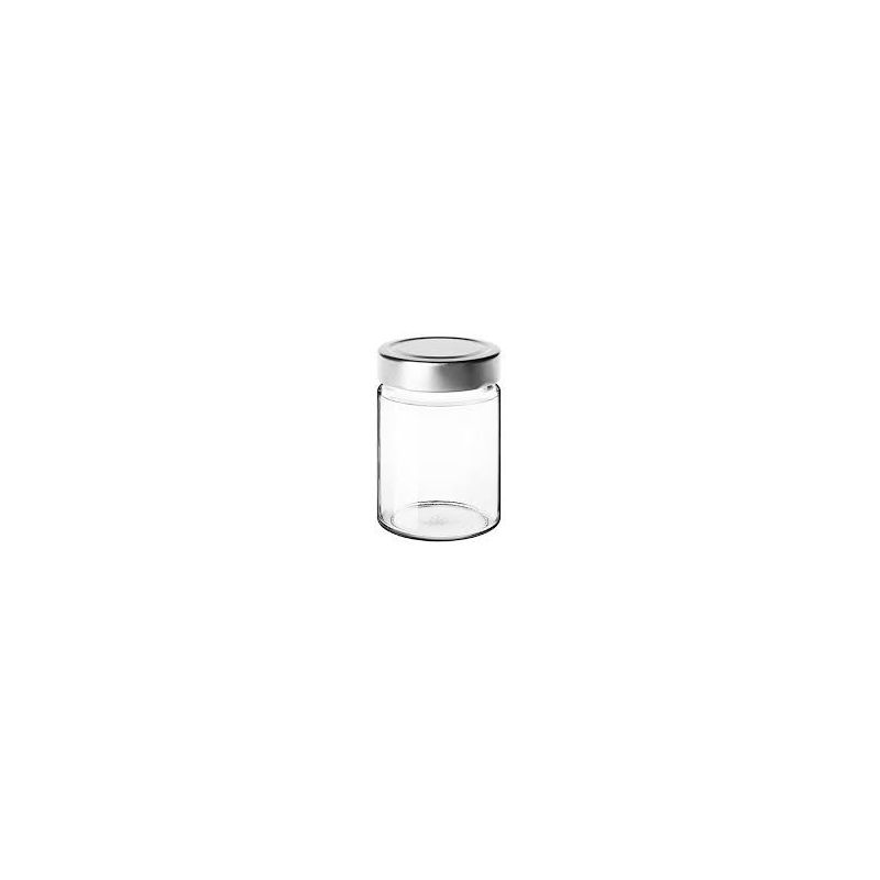 Ergo 314 to70 tall glass jar - 314 ml with capsule deep h18 t70