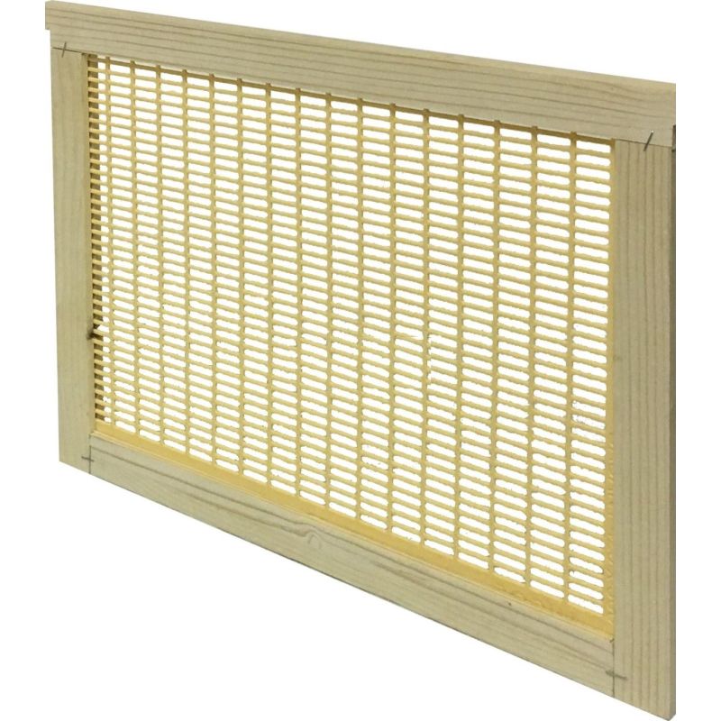 Königinnenabsperrgitter als Trennplatte aus Kunststoff – Dadant-Blatt-Beute