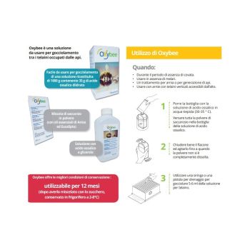 Traitement anti-varroa à base d'acide oxalique oxybee - 1000g