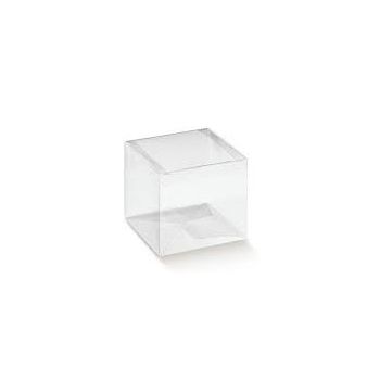 LARGE CUBIC TRANSPARENT PVC BOX for wedding favors or gifts