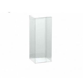 Boîte rectangulaire transparente en pvc pour faveurs ou cadeaux