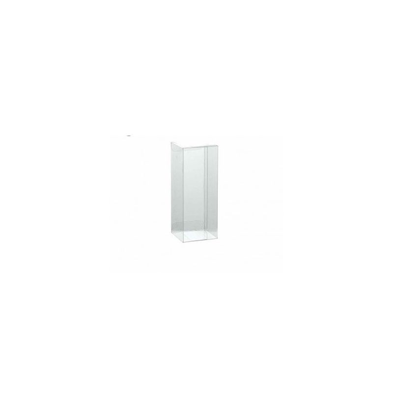 Transparent rectangular pvc box for favors or gifts