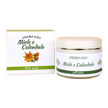Crema facial miel y caléndula