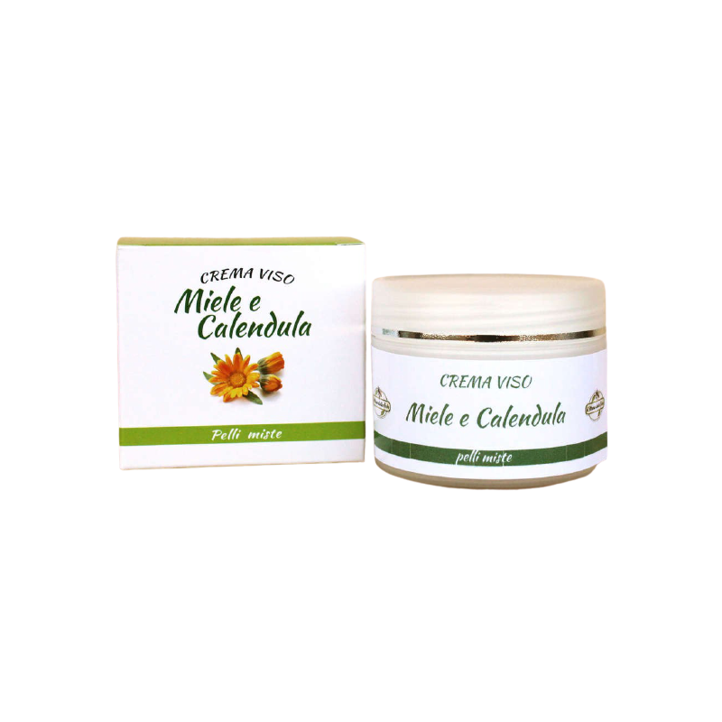 Honey and calendula face cream