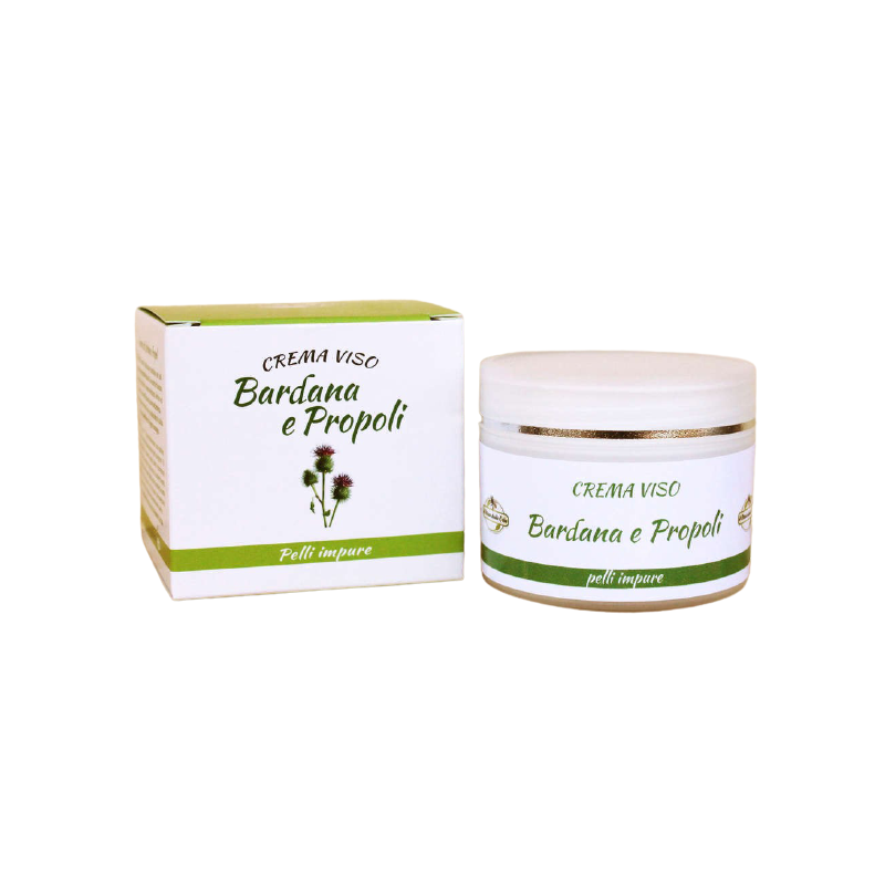 Burdock and propolis face cream