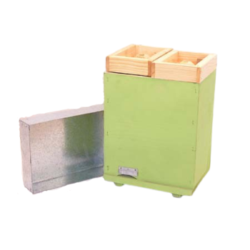 Nucleus hive production queens with 2 compartments