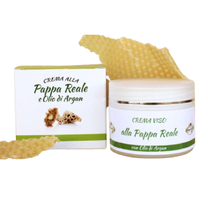Crema viso pappa reale e olio di argan