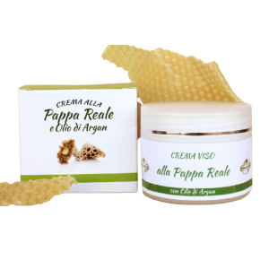 Royal jelly and argan oil face cream