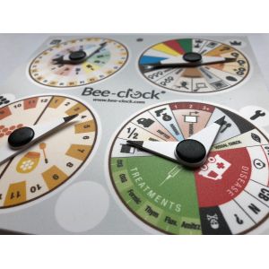 Bee clock disco di segnalazione  lavori in apiario