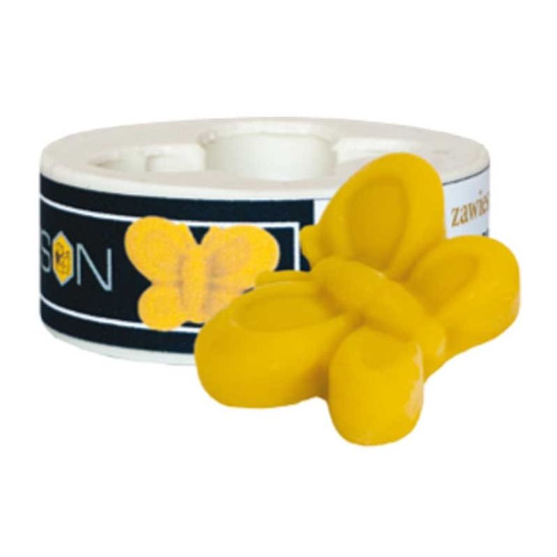 Kerzenform aus silikon mit baumelndem schmetterling