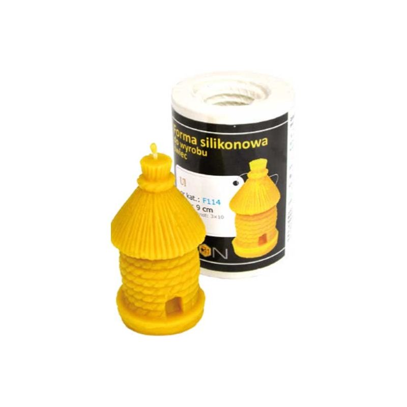 Molde de silicona para velas con colmena de paja Molde de silicona para velas con colmena de paja