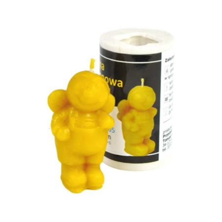 Silicone mold for candle with small bee 65 mm