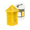 Silikonform für kerze mit kleinem bienenstock